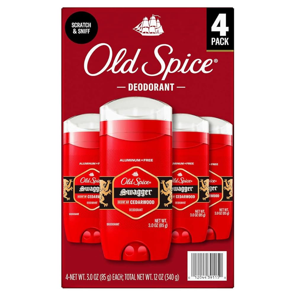 Old Spice Swagger Deodorant Aluminum Free 4-3 oz