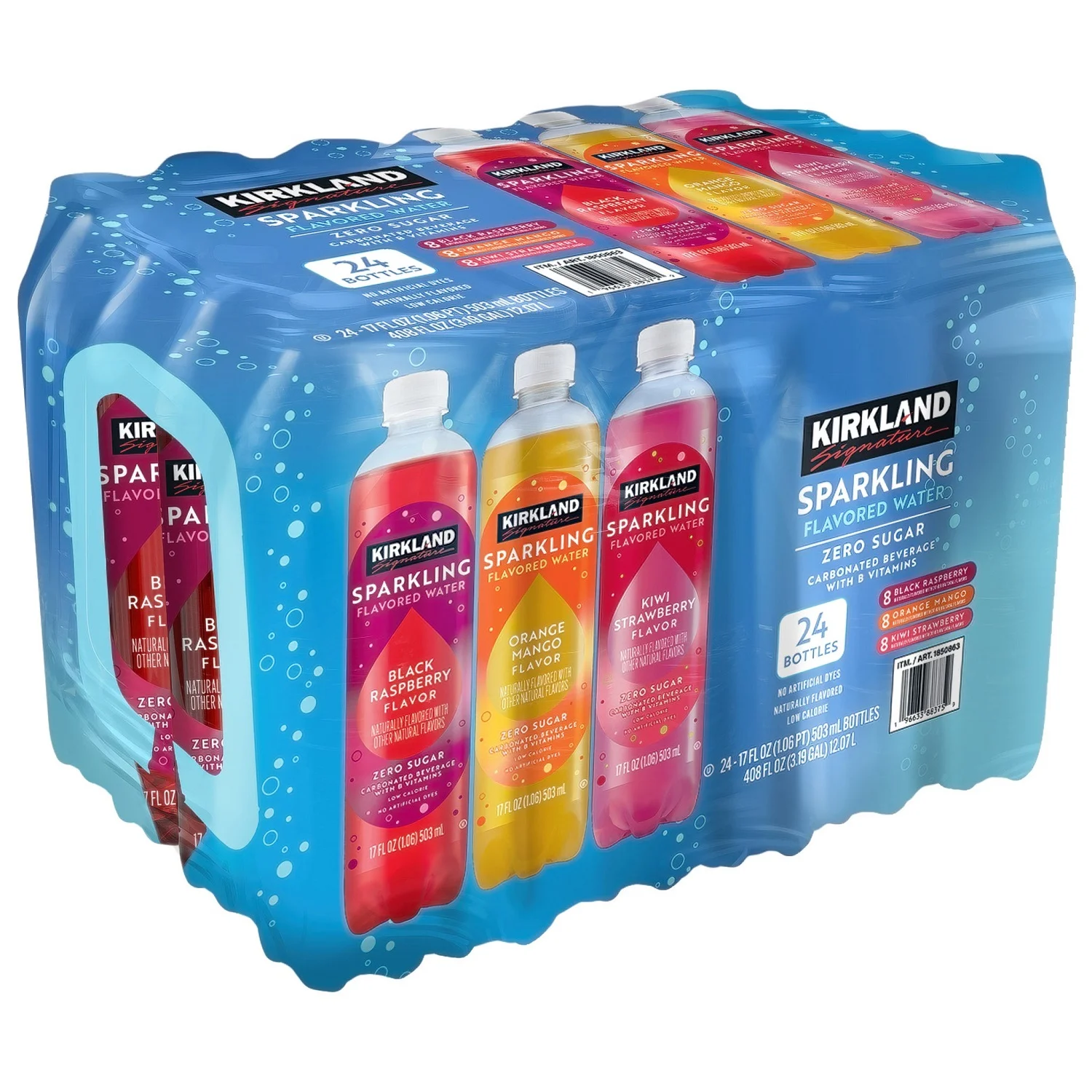 Kirkland Signature Sparkling Flavored Water 24-17 oz