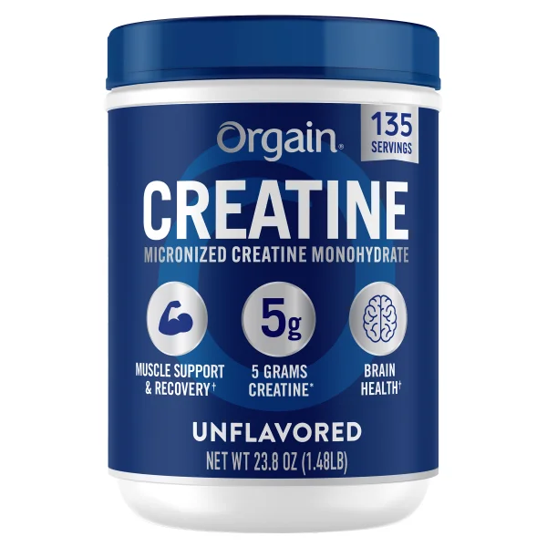 Orgain Unflavored Micronized Creatine 135 servings