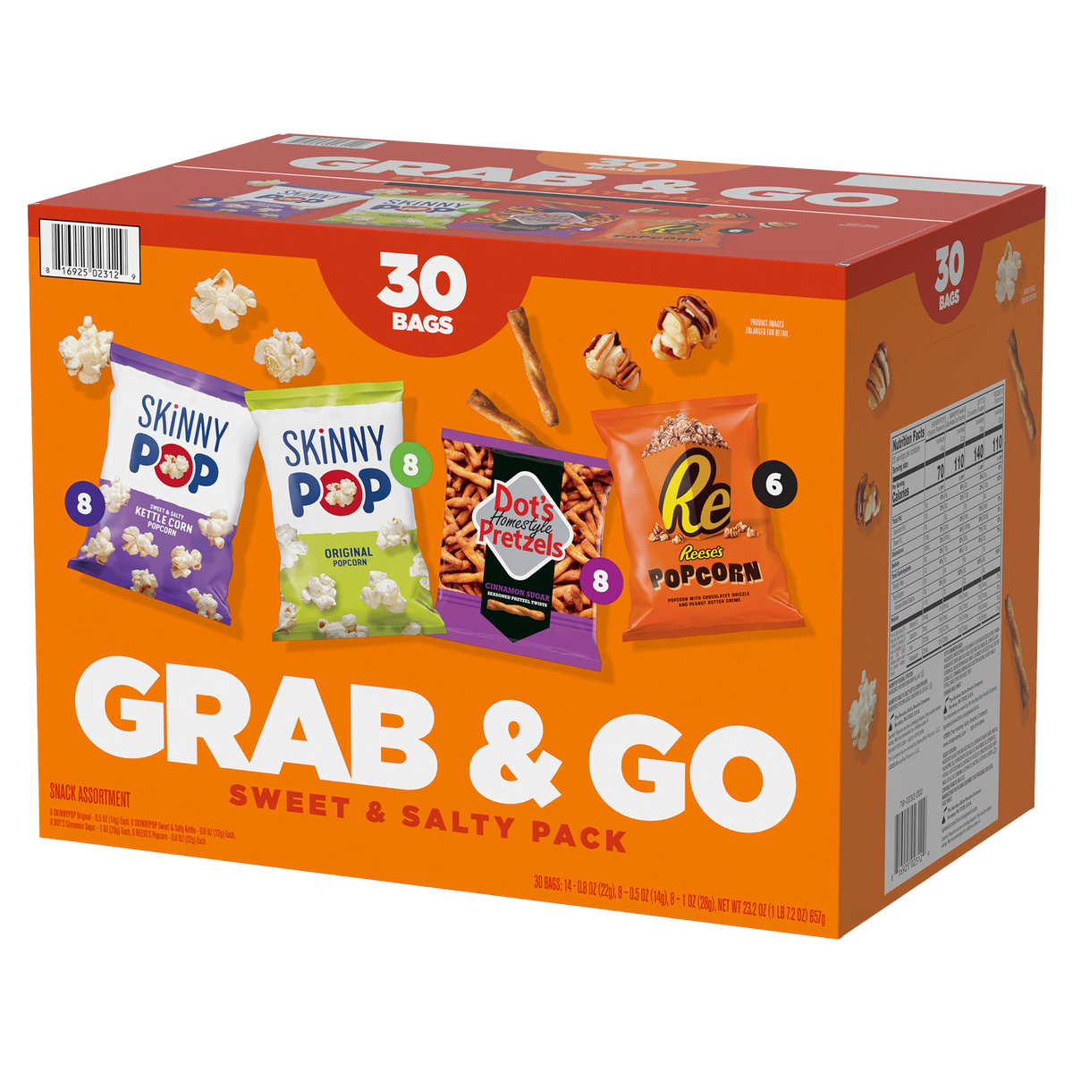 Grab & Go Sweet & Salty Pack 30 ct