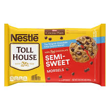 Nestle Tollhouse Semi-Sweet Morsels 72 oz