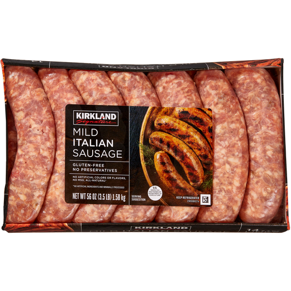 Kirkland Signature Mild Italian Sausage 56 oz