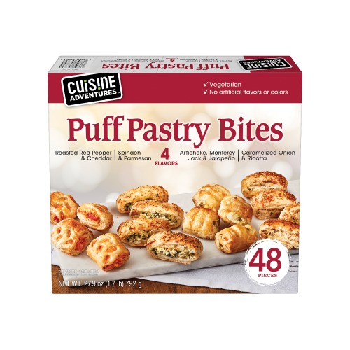Cuisine Adventures Puff Pastry Bites 48 ct