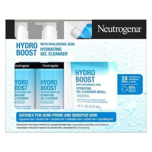 Neutrogena Hydro Boost Gel Cleanser 2-12 oz