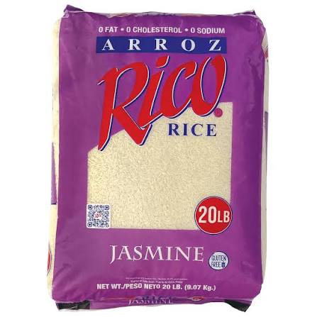 Rico Jasmine Rice 20 lbs