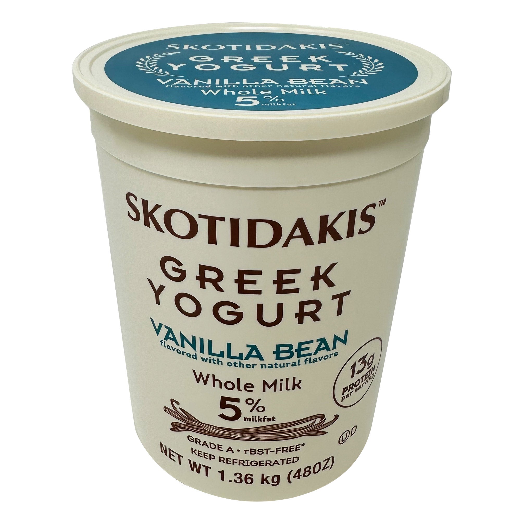 Skotidakis Organic Vanilla Bean Greek Yogurt 48 oz