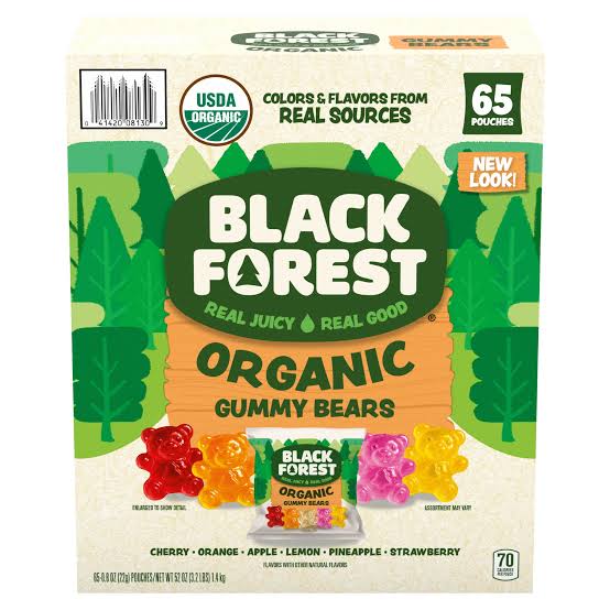 Black Forest Organic Gummy Bears 65-0.8 oz
