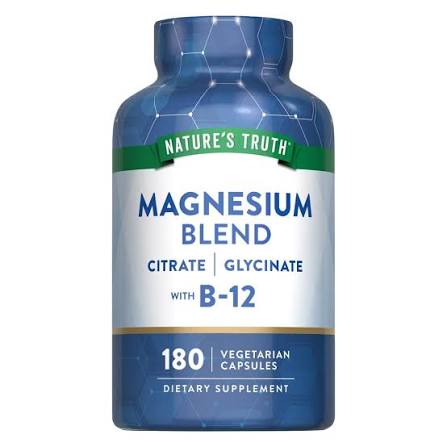 Nature’s Truth Magnesium Blend 250 mg 180 ct