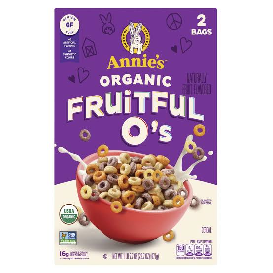 Annie’s Organic Fruitful O’s Cereal 2-11.85 oz 