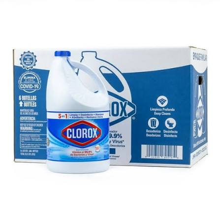 Clorox Liquid Bleach 6-124 oz