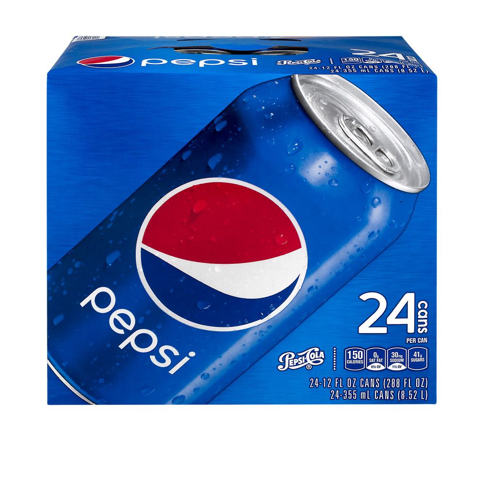 Pepsi Cola Cans 24-12 oz