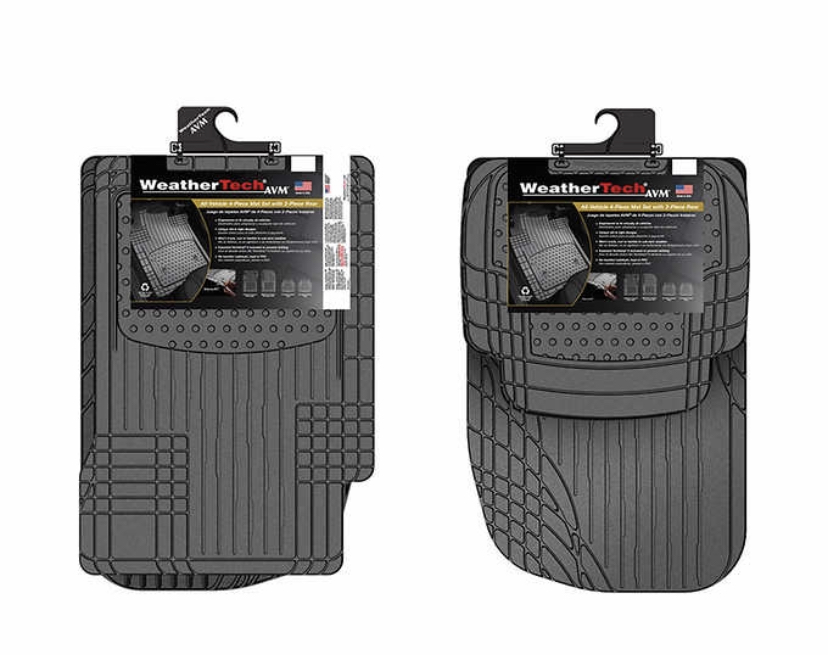 WeatherTech Black 4-Piece Trim to Fit Car Mat