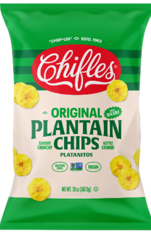 Chifles Organic Plantain Chip 20 oz