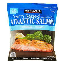 Kirkland Signature Farmed Atlantic Salmon Individually Wrapped 3 lbs