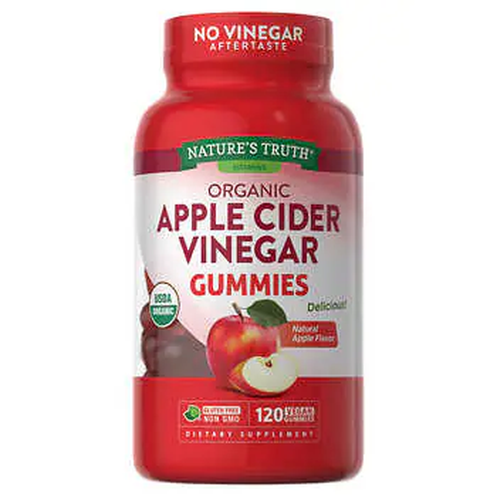 Nature's Truth Organic Apple Cider Vinegar 500 mg Gummies 120 ct