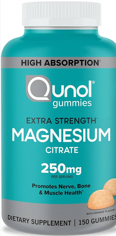 Qunol Magnesium Citrate Gummy 250mg 150 ct