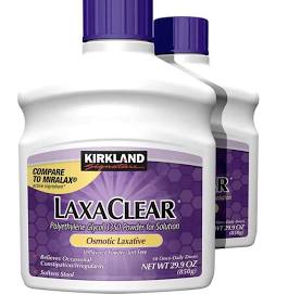 Kirkland Signature Laxaclear 100 Doses, 2 x 29.9 oz