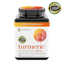 YouTheory Turmeric Extra Strength Veggie Caps 180 ct
