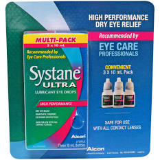 Alcon Systane Ultra Lubricant Eye Drops 3-10 ml