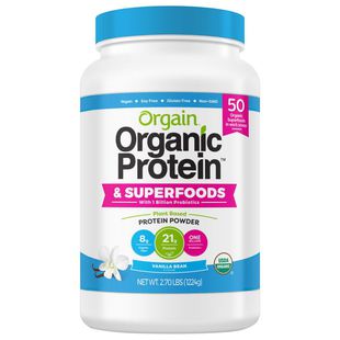 Orgain Organic Protein Vanilla Powder 2.7 lbs
