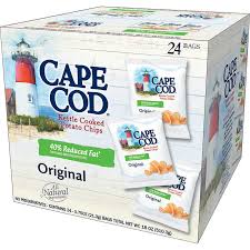 Cape Cod Kettle Cooked Potato Chips Original 24-0.75 oz