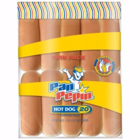 Pan Pepin Footlong Hotdog Buns 20 ct