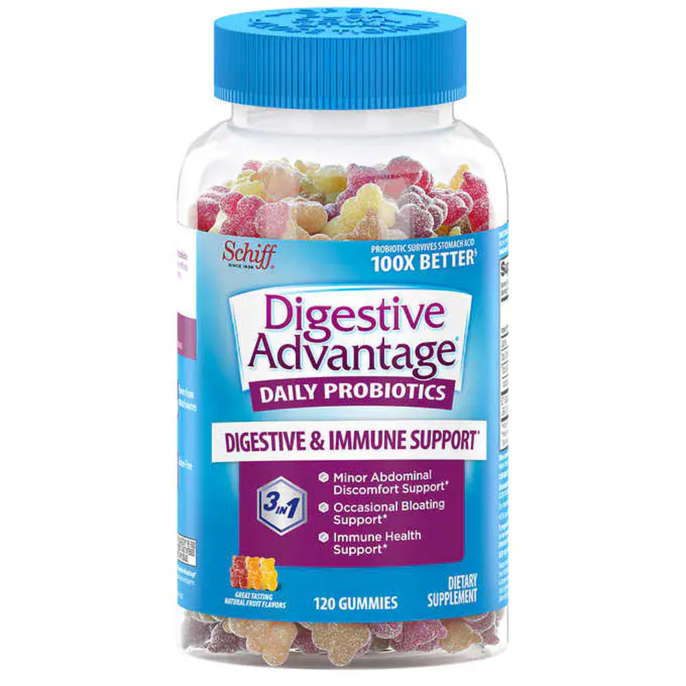 Schiff Digestive Advantage Probiotic Gummies 120 ct