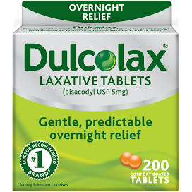 Dulcolax Laxative Tablets, 200 ct