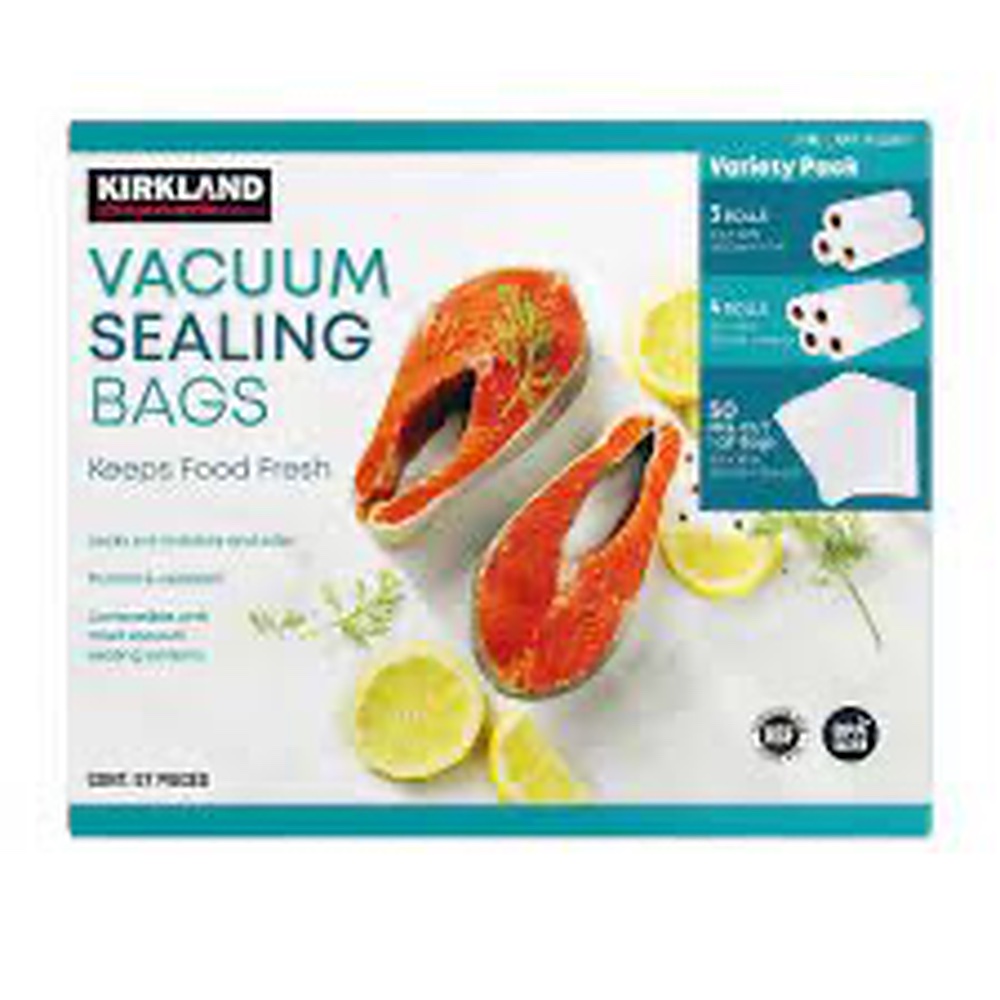 Kirkland Signature Vacuum Sealer Bags Assorted Sizes 