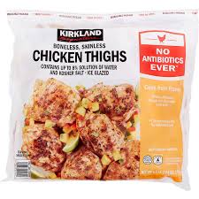 Kirkland Signature Chicken Thighs Boneless and Skinless 6.5 lbs