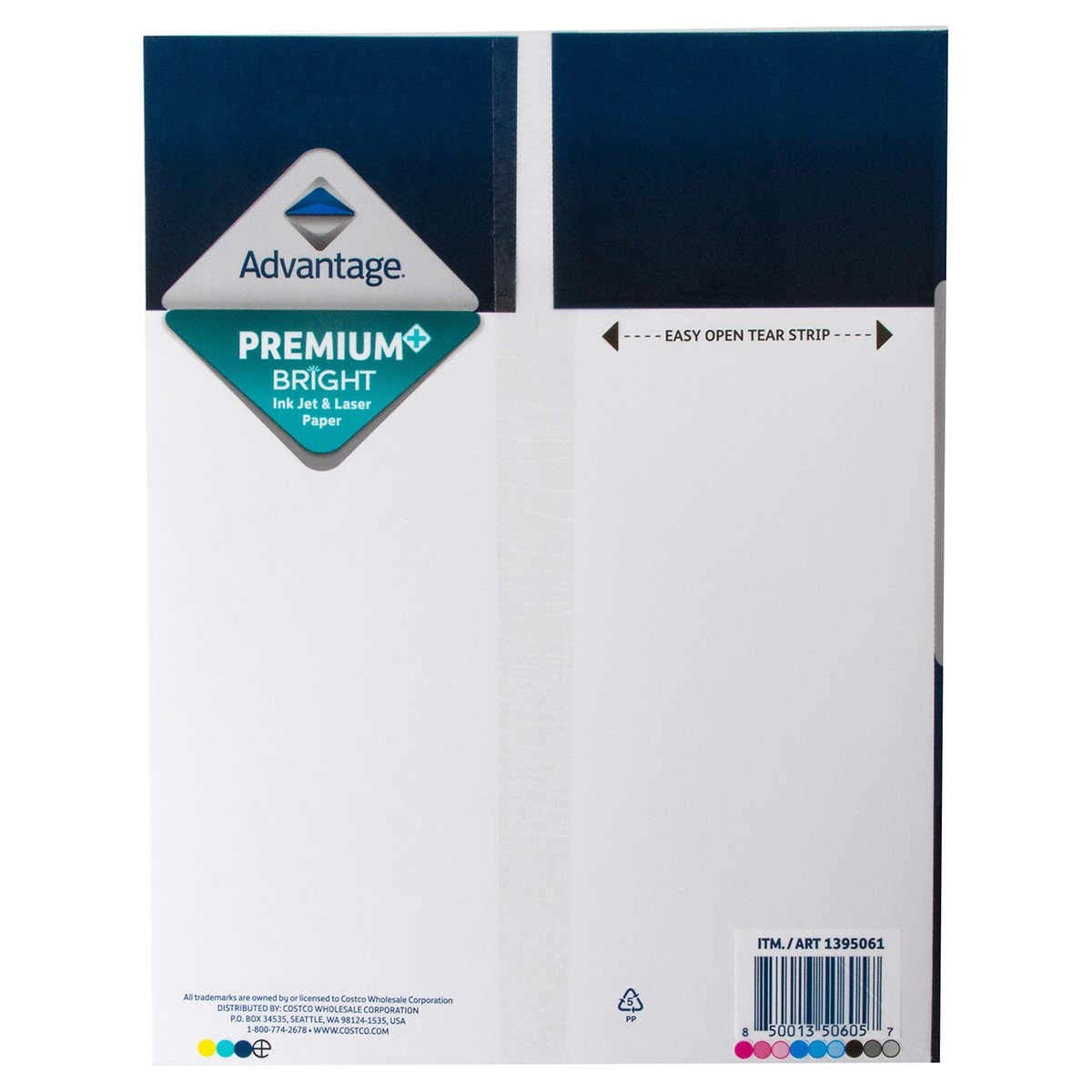 Advantage Multi-Purpose Paper 8.5” x 11” 2500 ct