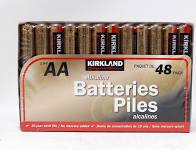 Kirkland Signature Alkaline Batteries AA 48 ct
