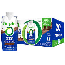 Orgain Clean Protein Shake Chocolate 18-11 oz