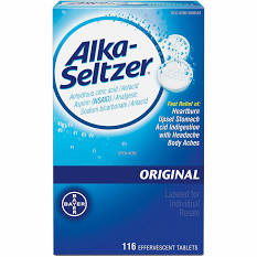 Alka Seltzer Antacid Tablets 116 count