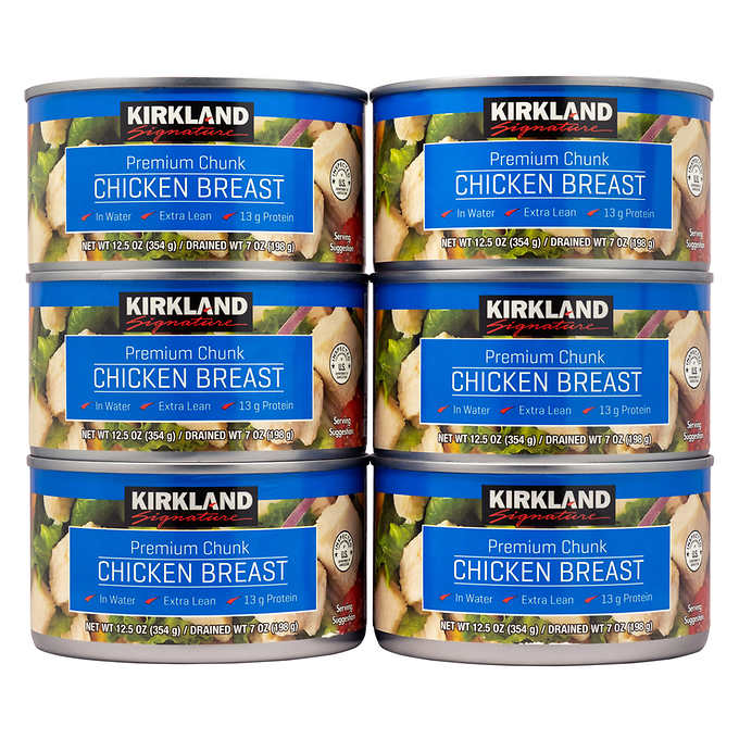 Kirkland Signature White Chicken Meat 6-12.5 oz