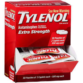 Tylenol Extra Strength Caplets 50 x 2's