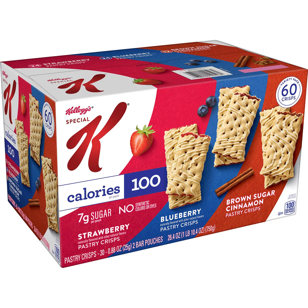 Kellogg's Special K Pastry Crisp Variety 60 ct