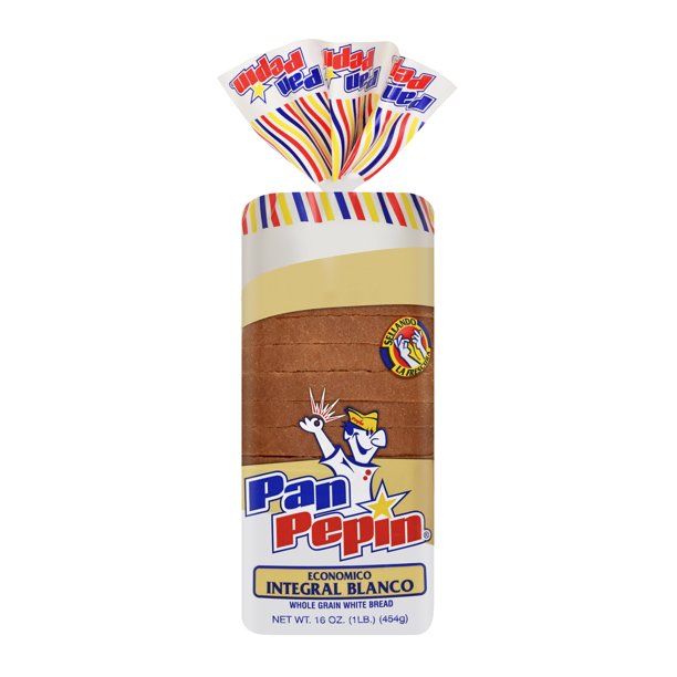 Pan Pepin Integral Blanco / White Wheat Bread 2-24 oz