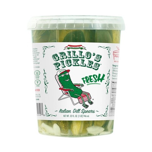 Grillo's Pickles Dill Spears 52 oz