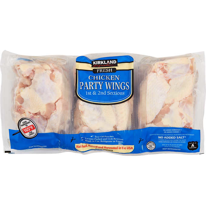 Kirkland Signature Fresh Chicken Party Wings, price per lb