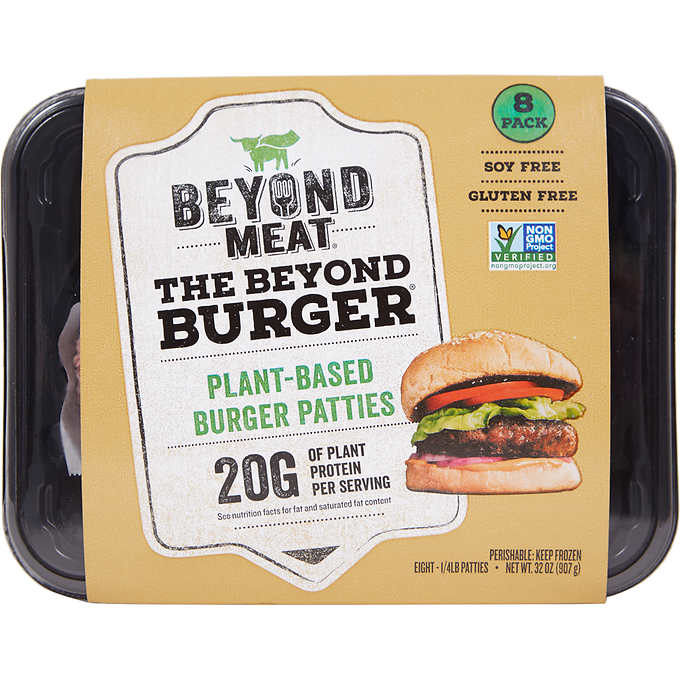 Beyond Meat The Beyond Burger, 1/4 lb, 8 ct