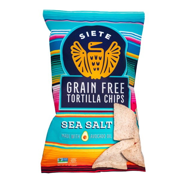 Siete Sea Salt Grain Free Tortilla Chips 12 oz