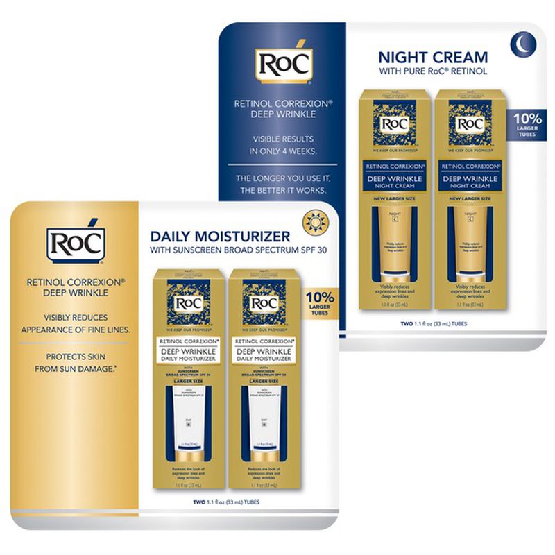 Roc Retinol Correxion Daily Moisturizer Or Night Cream 