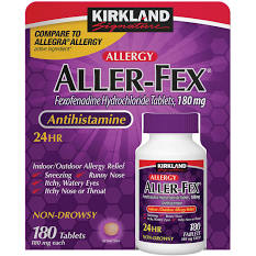 Kirkland Signature Aller-Fex 180 MG Tablets, 180 ct