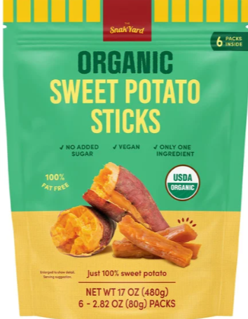 Snakyard Organic Sweet Potato Sticks 17 oz 