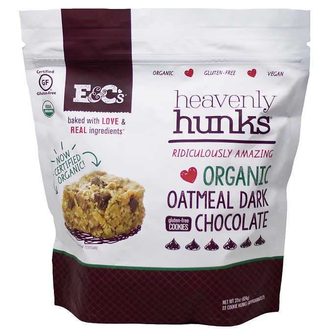 Heavenly Hunks Organic Oatmeal Dark Chocolate 22 oz