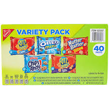 Nabisco Variety Pack 40 ct