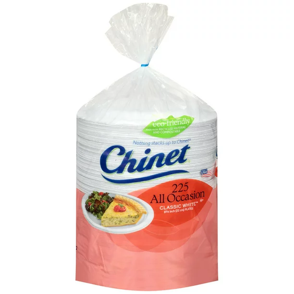 Chinet 8.75¨ Lunch Plate 225 ct