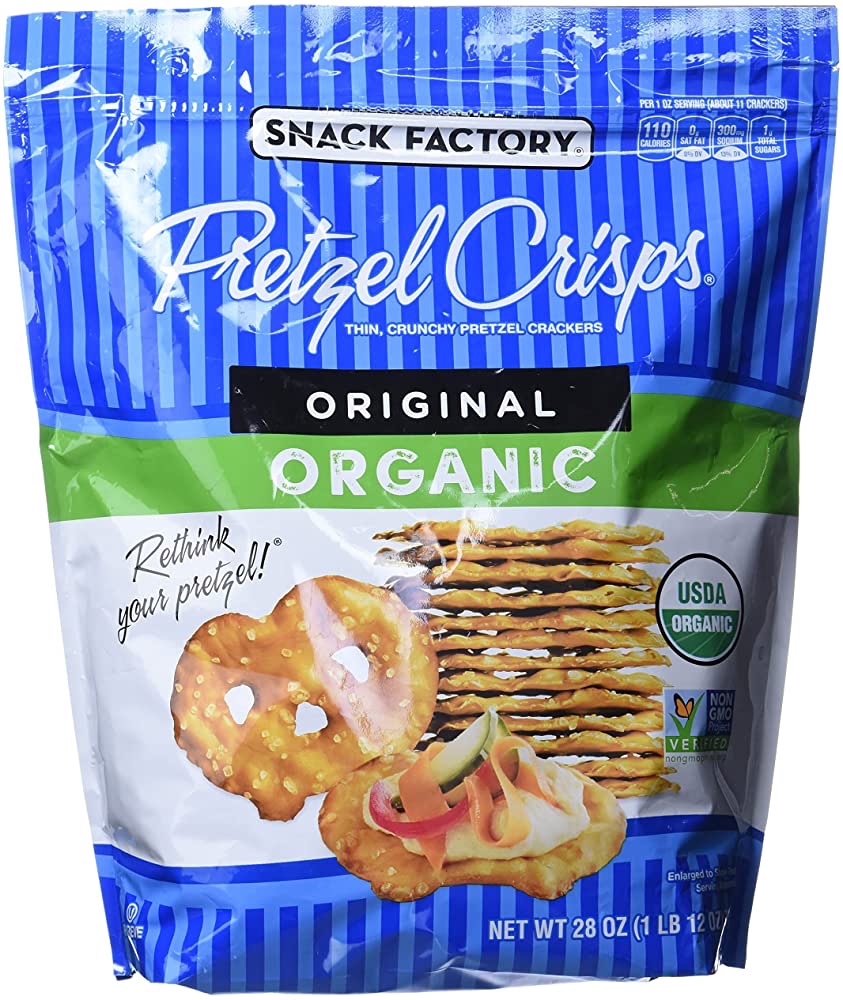 Snack Factory Organic Pretzel Crisps 28 oz