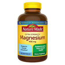 Nature Made Magnesium 400 mg Liquid Softgel 180 ct